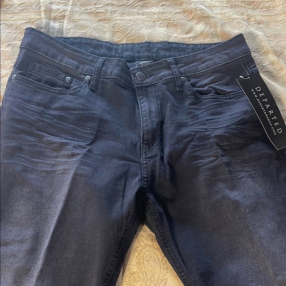 Men’s black jeans. Brand new size 34x30. Departed brand. Straight fit